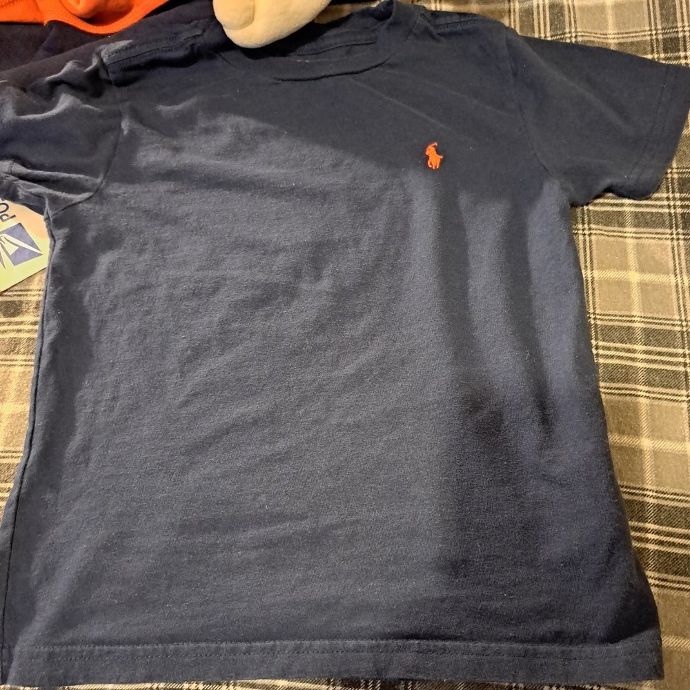 *POLO by RALPH LAUREN NAVY BLUE TEE SHIRT  * (Unisex ) Size 5